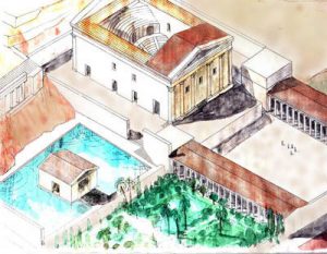 Artistic rendering of the water system