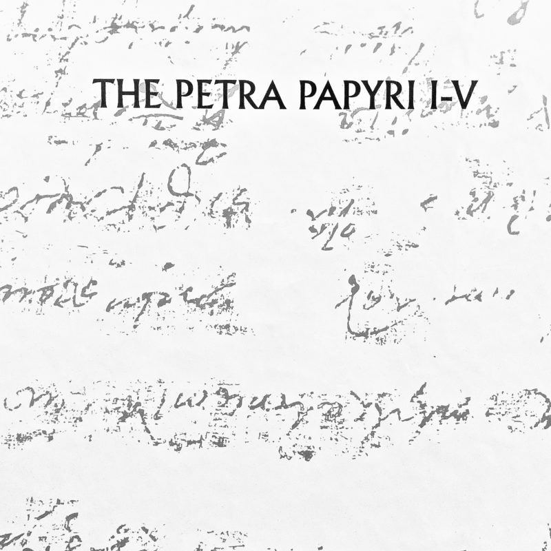 The Petra Papyri Set, Volumes I-V