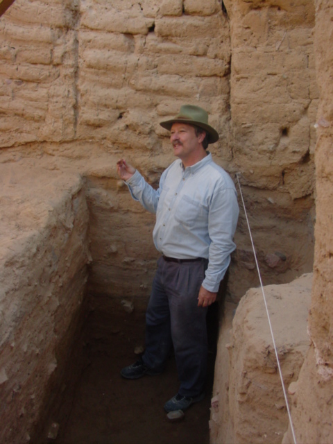 S. Thomas Parker in late Roman Church at Aqaba, 2002