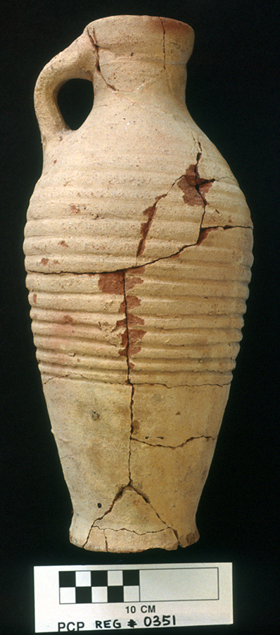 Small amphora from the Petra Church. Photograph from the Petra Church Project collection.
